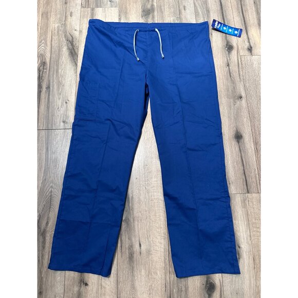 Landau All Day Unisex Scrub Set LGE DK Blue 65% Polyester 35% Cotton Mechanical - Picture 7 of 9